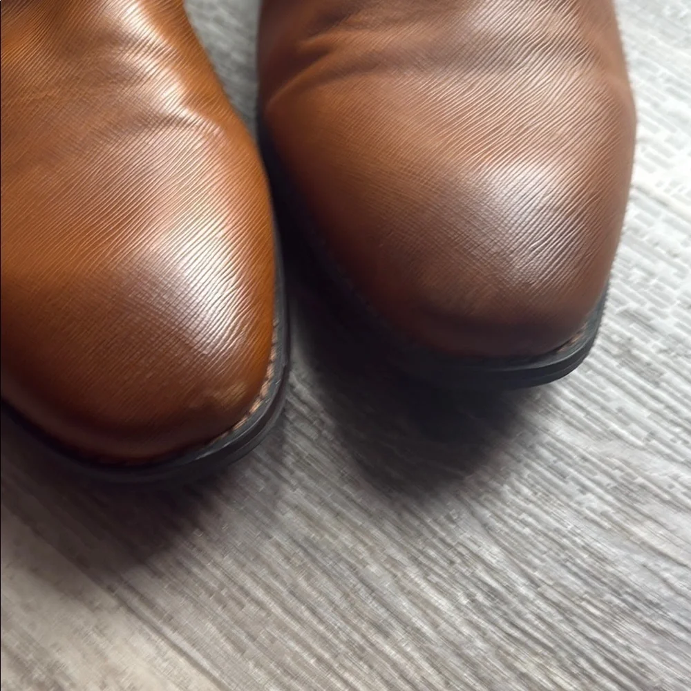Brown Leather Men's Shoes 10M Dress Shoes